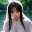 用户「晨曦读片」头像，女性，文艺气质，侧脸照
